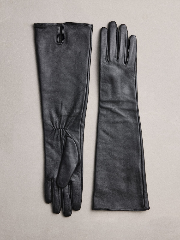 Noir - N.Premium Long Leather Gloves - Image 1 sur 3 Noir - N.Premium Long Leather Gloves - Image 1 sur 3