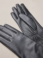 Noir - N.Premium Long Leather Gloves - Image 2 sur 3