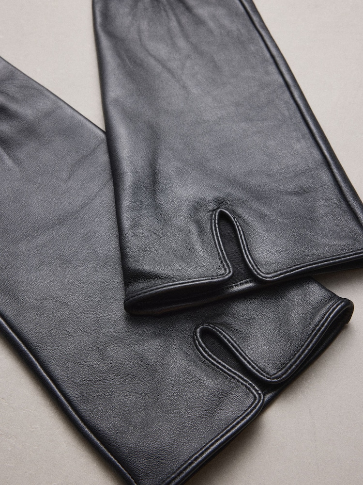 Noir - N.Premium Long Leather Gloves - Image 3 sur 3 Noir - N.Premium Long Leather Gloves - Image 3 sur 3