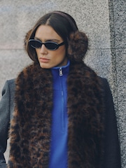 Leopard Fur Earmuff Hair Accessories - Image 1 of 6