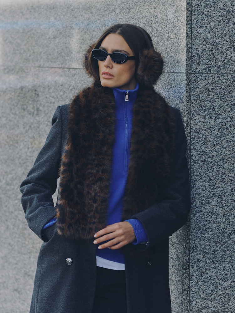 Leopard Fur Earmuff Hair Accessories - Image 2 of 6