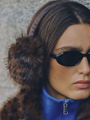 Leopard Fur Earmuff Hair Accessories - Image 3 of 6