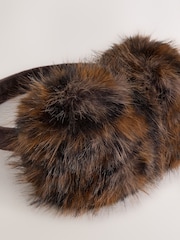 Leopard Fur Earmuff Hair Accessories - Image 5 of 6