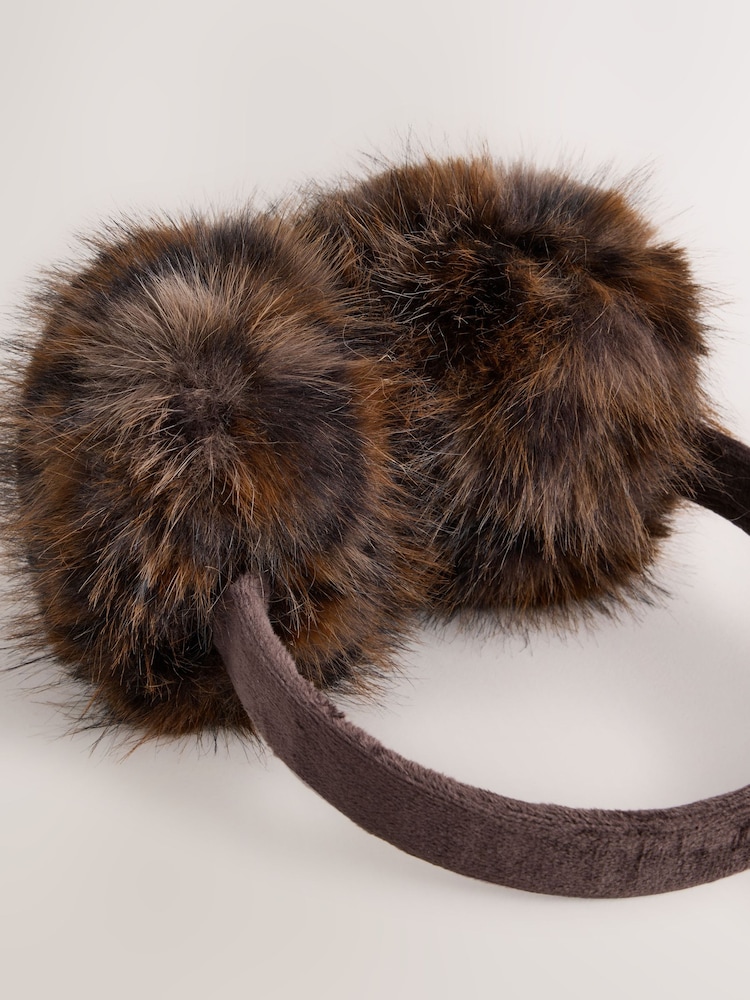 Leopard Fur Earmuff Hair Accessories - Image 6 of 6