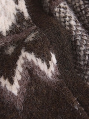 Multi Fairisle Print - Cardigã para sair por cima - Imagem 2 de 3