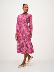Crew Clothing Pink Savannah Cotton-Viscose Dress - Image 1 of 5