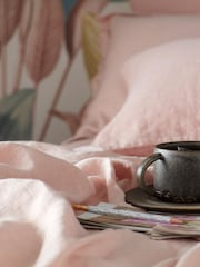 Secret Linen Store Blush Pink Linen Pillowcase - Image 3 of 4