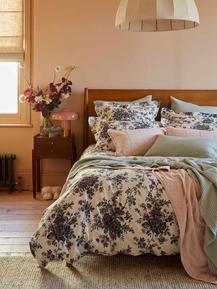 Secret Linen Store Sage Big Waffle Throw - Image 3 of 3 Secret Linen Store Sage Big Waffle Throw - Image 3 of 3