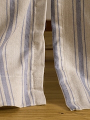 Secret Linen Store French Blue Stripe Twill Valance - Image 2 of 2