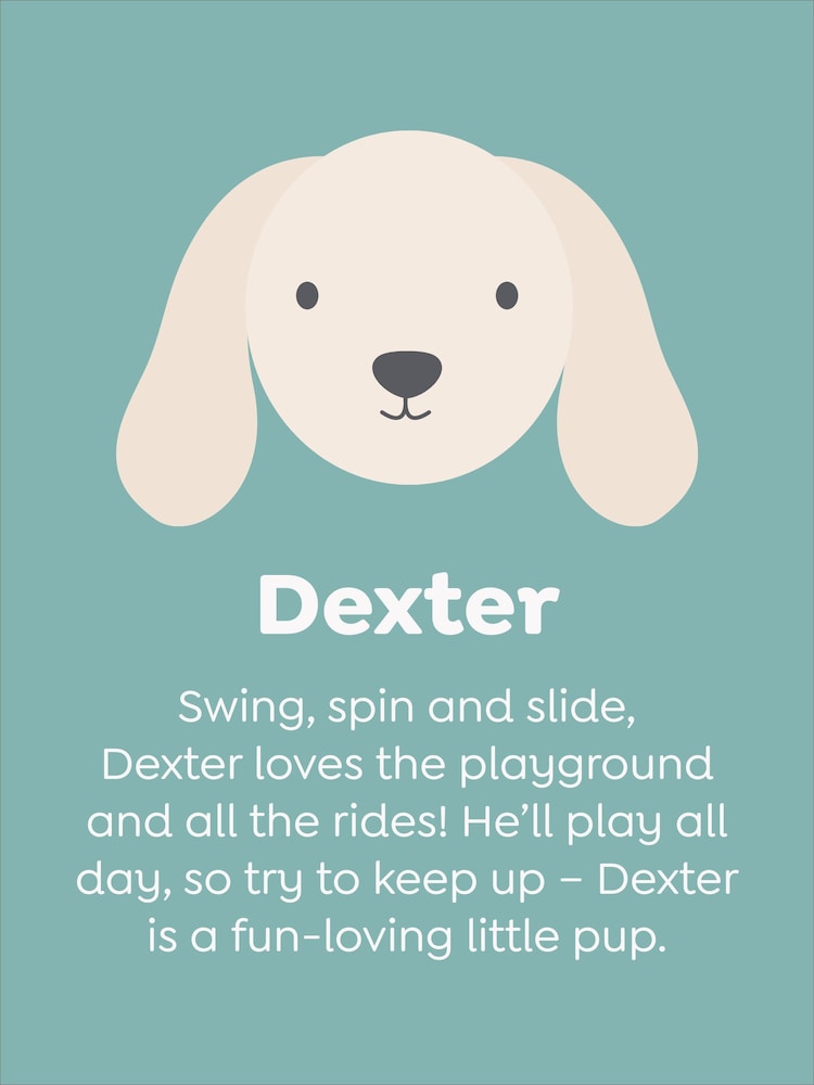 JoJo Maman Bébé Dexter Dog Small Soft Toy Plushie - Image 4 of 4 JoJo Maman Bébé Dexter Dog Small Soft Toy Plushie - Image 4 of 4