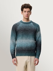 Les Deux Green Gradient Roundneck Jumper - Image 1 of 9