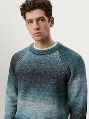 Les Deux Green Gradient Roundneck Jumper - Image 6 of 9