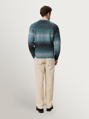 Les Deux Green Gradient Roundneck Jumper - Image 7 of 9