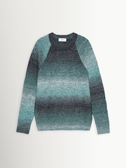 Les Deux Green Gradient Roundneck Jumper - Image 8 of 9