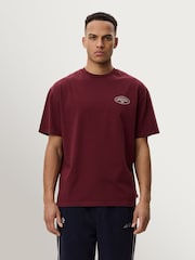 Les Deux Red Worldwide Back Graphic T-Shirt - Image 1 of 7