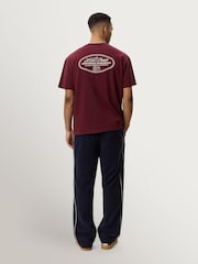 Les Deux Red Worldwide Back Graphic T-Shirt - Image 3 of 7