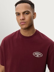 Les Deux Red Worldwide Back Graphic T-Shirt - Image 5 of 7