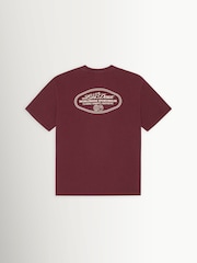 Les Deux Red Worldwide Back Graphic T-Shirt - Image 6 of 7