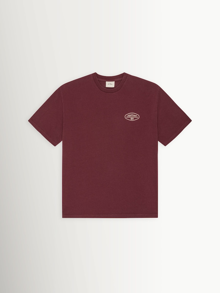 Les Deux Red Worldwide Back Graphic T-Shirt - Image 7 of 7
