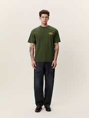 Les Deux Green Worldwide Back Graphic T-Shirt - Image 3 of 7