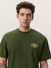 Les Deux Green Worldwide Back Graphic T-Shirt - Image 5 of 7