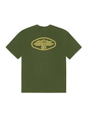Les Deux Green Worldwide Back Graphic T-Shirt - Image 7 of 7