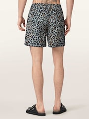AllSaints Grey Silesia Swim shorts - Image 4 of 5