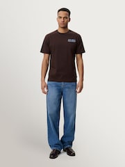 Les Deux Brown Record Back Graphic T-Shirt - Image 4 of 9