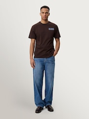Les Deux Brown Record Back Graphic T-Shirt - Image 5 of 9