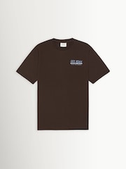 Les Deux Brown Record Back Graphic T-Shirt - Image 8 of 9