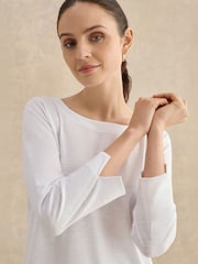 Hobbs Martie Cotton Top - صورة 3 من 4