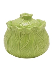 Widdop Green Planter Cabbage Storage Jar - Image 2 of 3