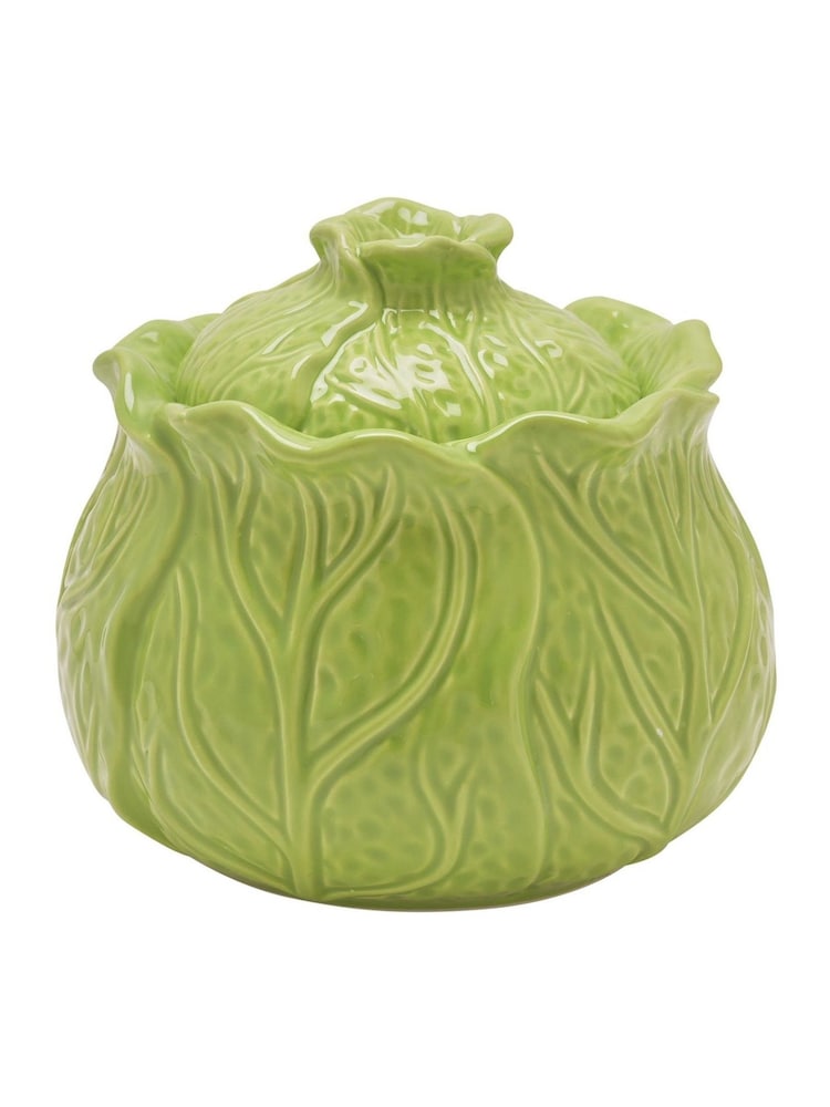 Widdop Green Planter Cabbage Storage Jar - Image 2 of 3 Widdop Green Planter Cabbage Storage Jar - Image 2 of 3