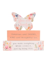 Widdop White Stacking Plaque - Lovely - Image 6 of 6