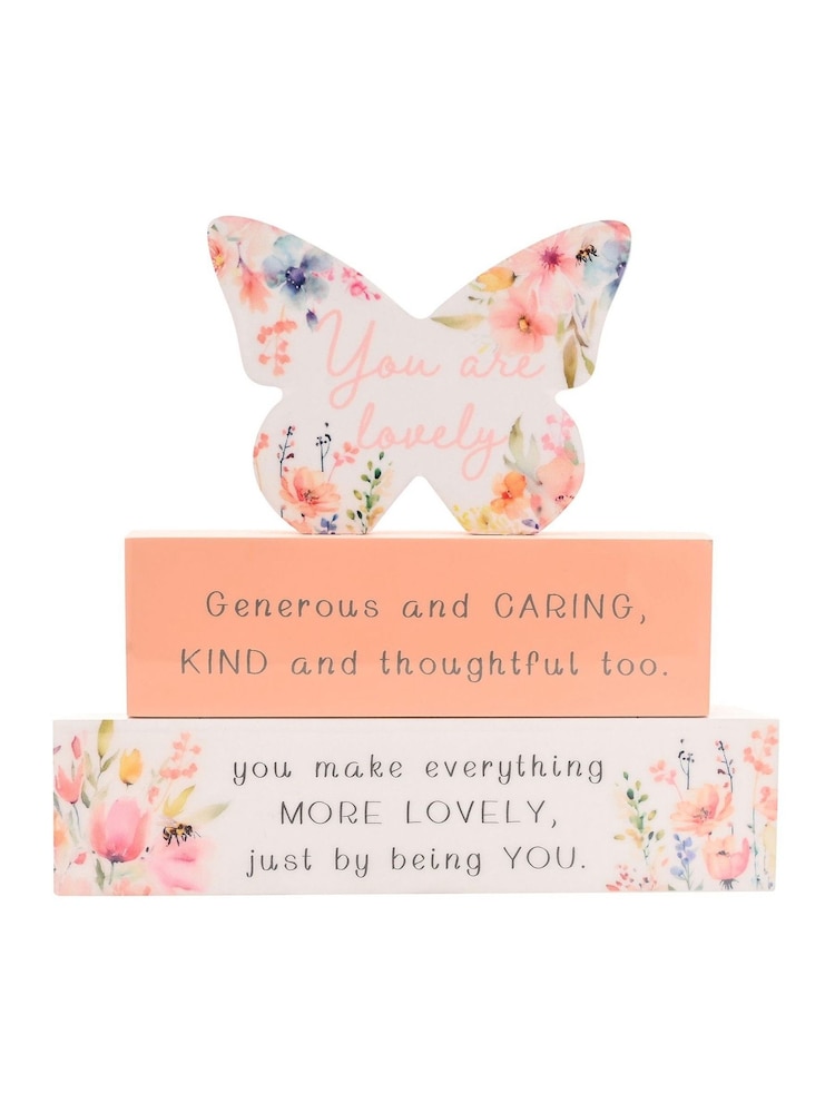 Widdop White Stacking Plaque - Lovely - Image 6 of 6