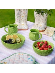 Widdop Green Sugar Bowl - Cabbage - Image 1 of 3