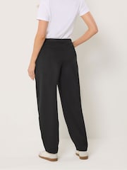 Long Tall Sally Black Barrel Leg Trousers - Image 2 of 5