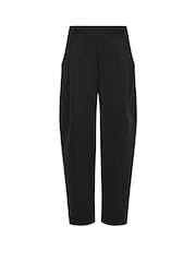 Long Tall Sally Black Barrel Leg Trousers - Image 5 of 5