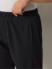 Yours Curve Black Barrel Trousers - Image 4 of 5