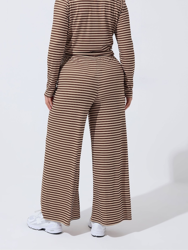 Limited Stripe Printed Ribbed Trousers - Image 2 of 5