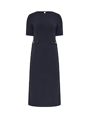 Long Tall Sally Scuba Button Midi Dress - Imaginea 6 din 6
