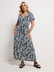 Negru - Rochie Yours Curve model petrecut în față - Imaginea 2 din 5