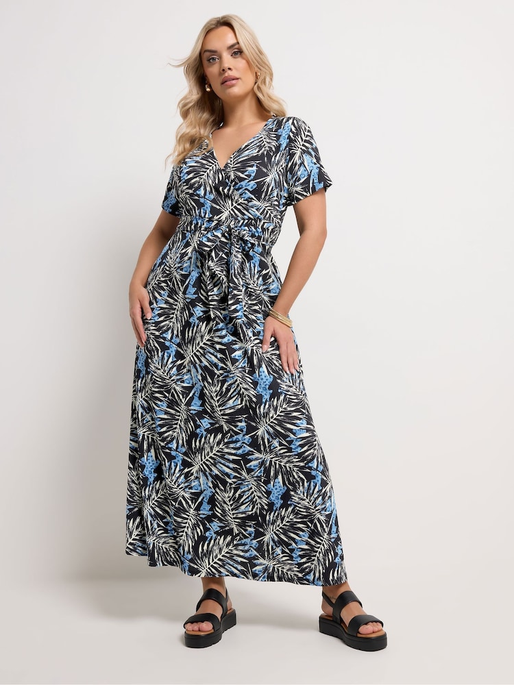 Negru - Rochie Yours Curve model petrecut în față - Imaginea 2 din 5