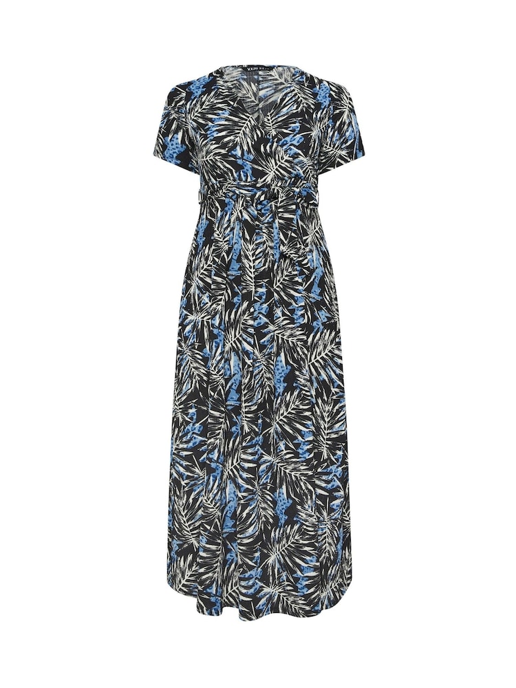 Negru - Rochie Yours Curve model petrecut în față - Imaginea 5 din 5