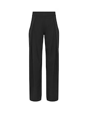 Long Tall Sally Black Pleated Front Wide Leg Trousers - Image 6 of 6