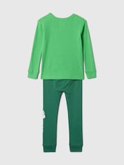 Gap Green Incredible Hulk Cotton Long Pyjamas Set (12mths-5yrs) (12mths-5yrs) - Image 2 of 2