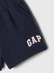 Gap Navy Logo Pull On Shorts (6mths-5yrs) - Image 3 of 3