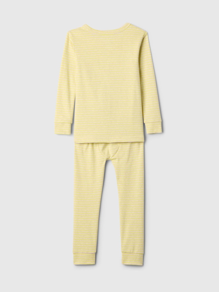 Gap Yellow Tiana Disney Brushed Cotton Princess Pyjamas Set (12mths-5yrs) - Image 2 of 2