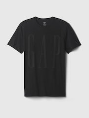 Gap Black Everyday Soft Logo T-Shirt - Image 4 of 4