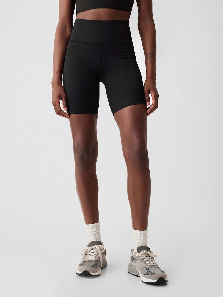Gap Black Power Stretch Cycling Shorts - Image 1 of 4